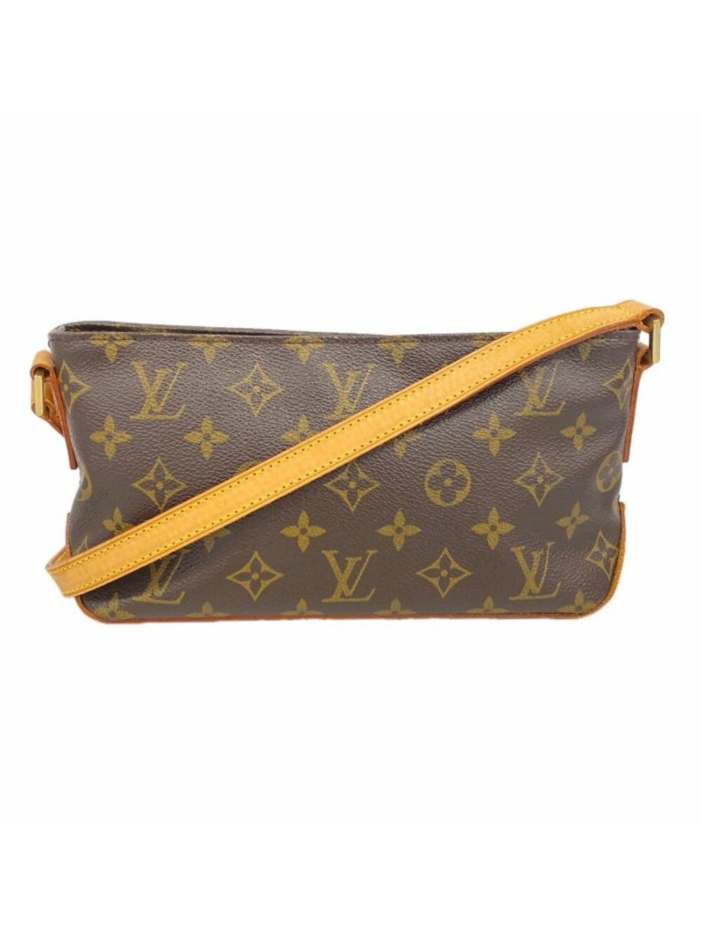 Louis Vuitton Shoulder Bag Monogram Trotteur Brown